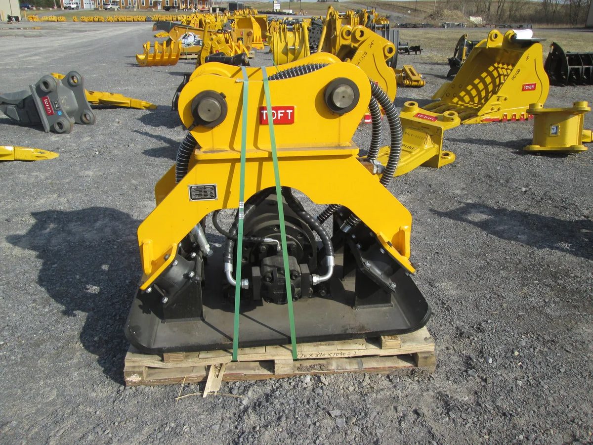 NEW TOFT HYDRAULIC PLATE COMPACTOR 31.5"x46" TAMPER
