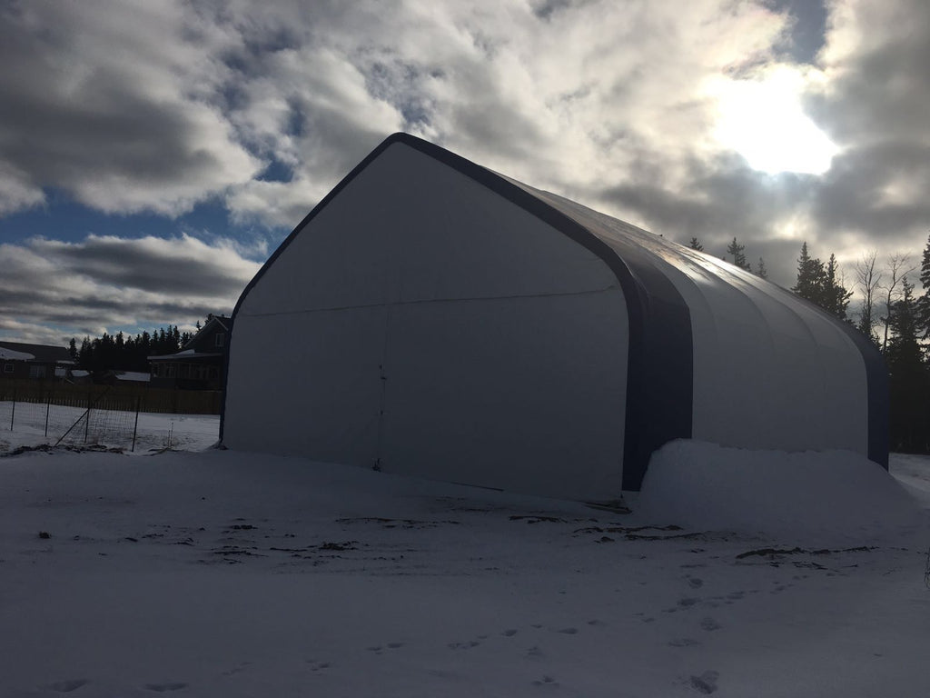 50′ Wide Double Truss Storage Buildings – Heavy-Duty PVC Shelter