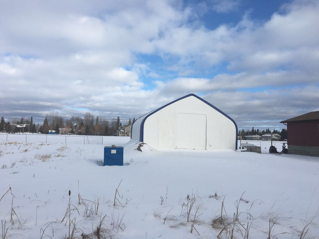 50′ Wide Double Truss Storage Buildings – Heavy-Duty PVC Shelter
