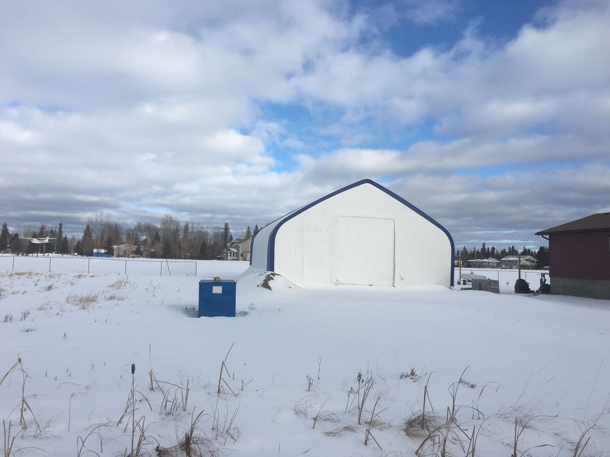 50′ Wide Double Truss Storage Buildings – Heavy-Duty PVC Shelter
