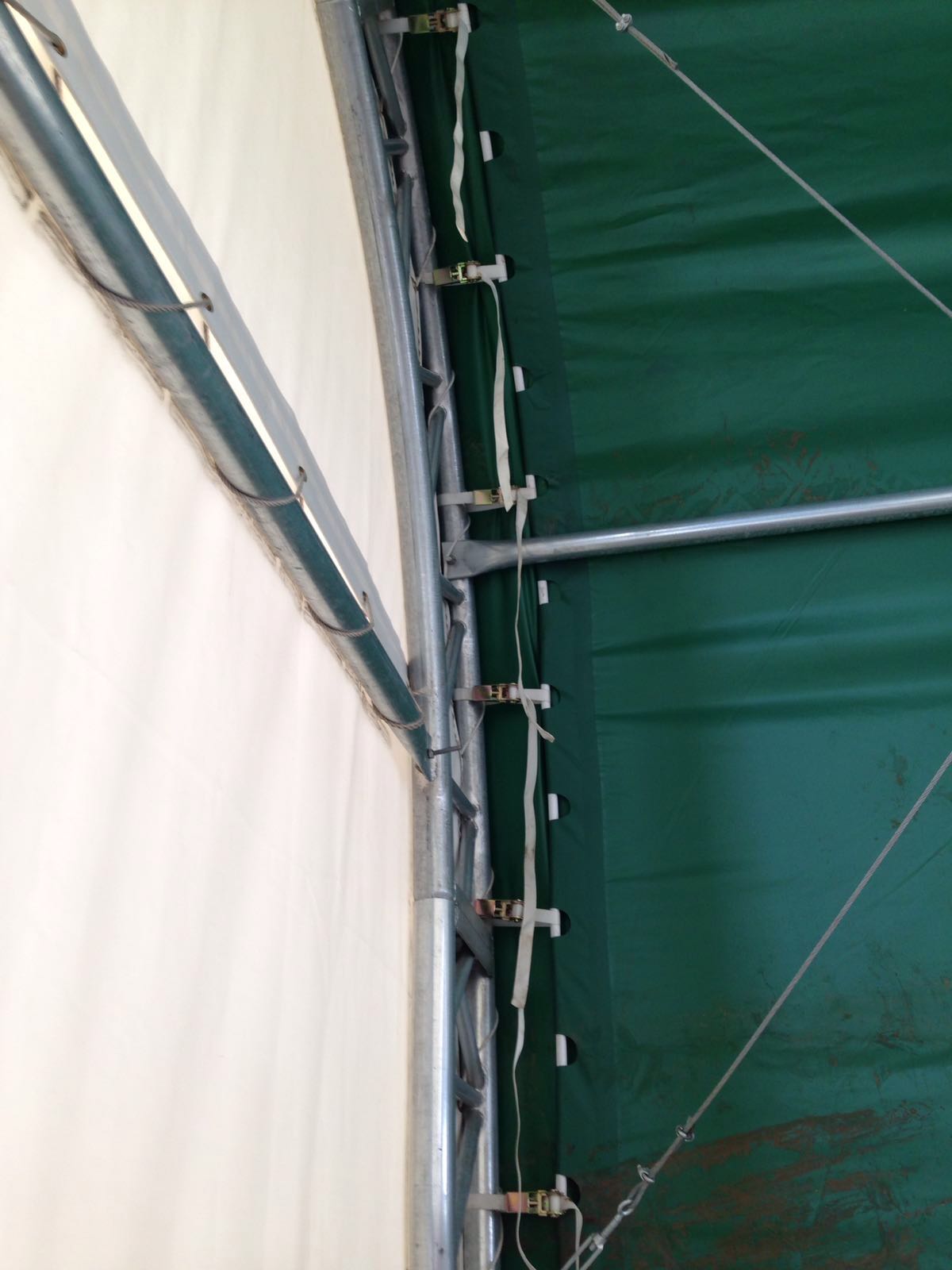 50′ Wide Double Truss Storage Buildings – Heavy-Duty PVC Shelter