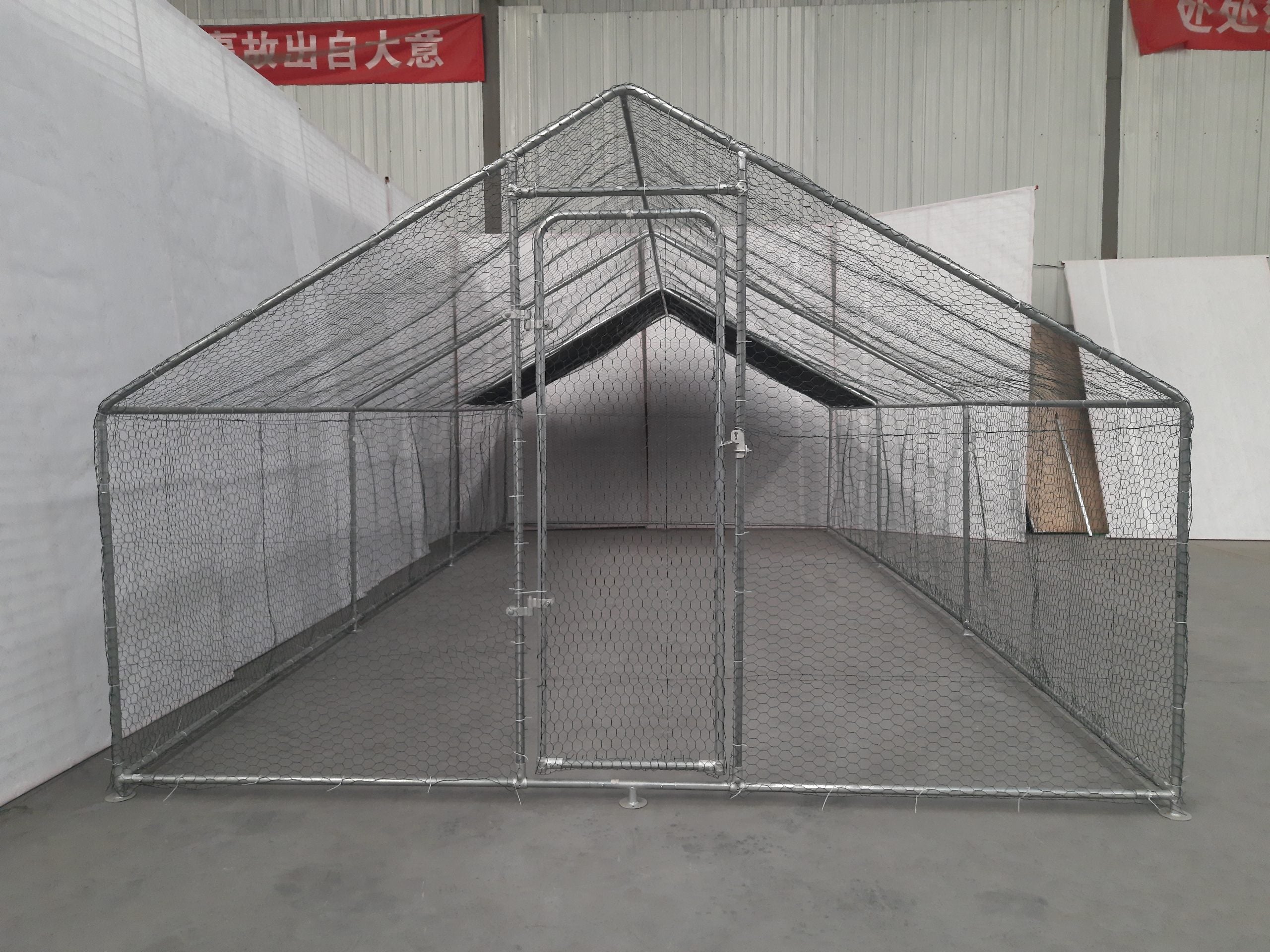 10x20 FT Dog Kennel & Chicken Run – Fenced Compound Cage with Durable Metal Frame