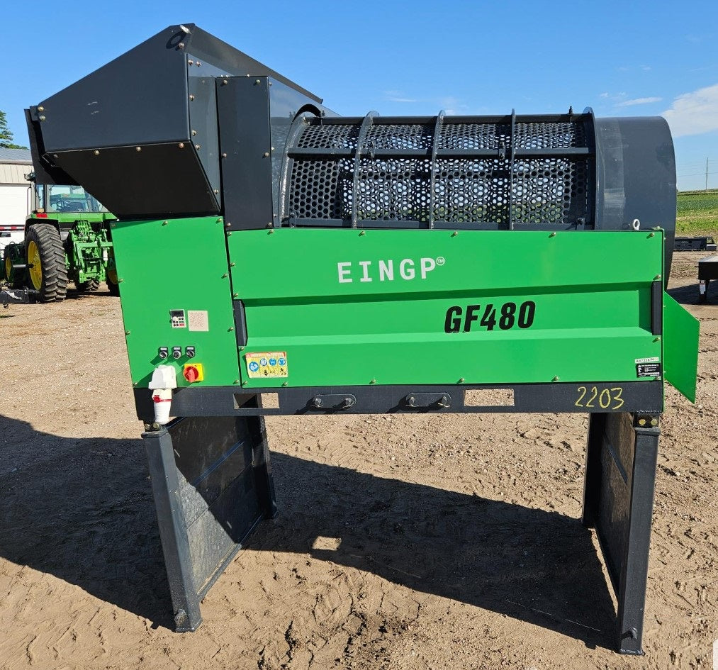 How To Screen Rocks NEW GF480 SOIL DIRT TROMMEL SCREEN ROCK SCREENER