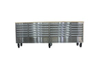 New 24-Drawer 8 ft Stainless Steel Tool Bench