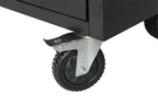 72" 15-Drawer Rolling Tool Workbench – Heavy-Duty Black Steel