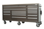 72" Heavy Duty Rolling Tool Box – Fatboy 17-Drawer Tool Chest & Workbench with Power Outlets & USB