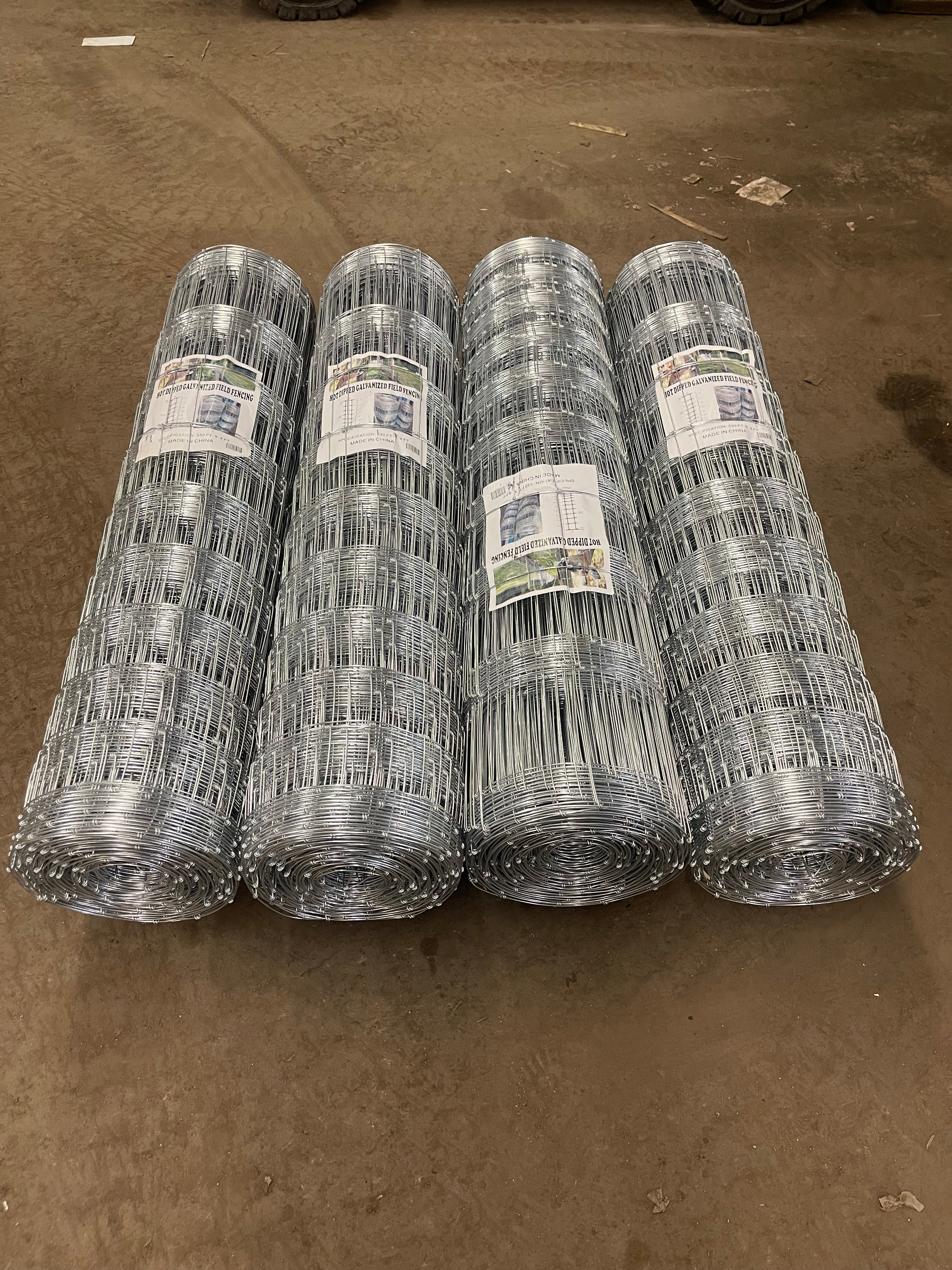 4 FT & 5 FT Field Wire Farm Fence 330 FT Roll, Class 1 Livestock Fencing