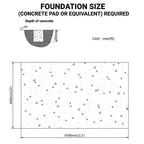 Heavy-Duty Metal Carport & Garage Shelter – 12' x 20' or 20' x 30' – Galvanized Steel