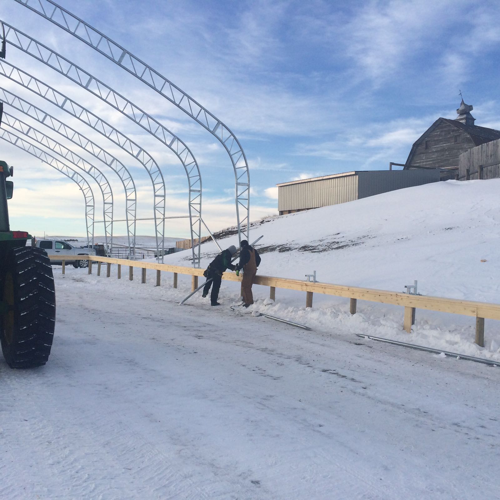 50′ Wide Double Truss Storage Buildings – Heavy-Duty PVC Shelter