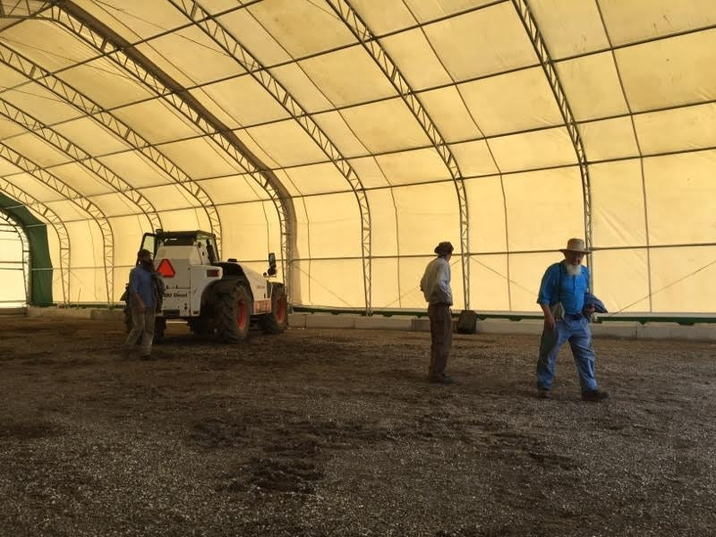 50′ Wide Double Truss Storage Buildings – Heavy-Duty PVC Shelter