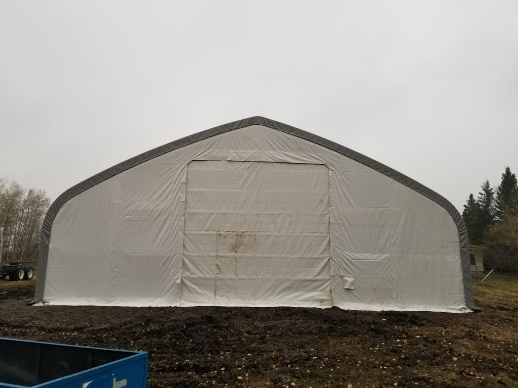 50′ Wide Double Truss Storage Buildings – Heavy-Duty PVC Shelter