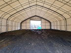 50′ Wide Double Truss Storage Buildings – Heavy-Duty PVC Shelter