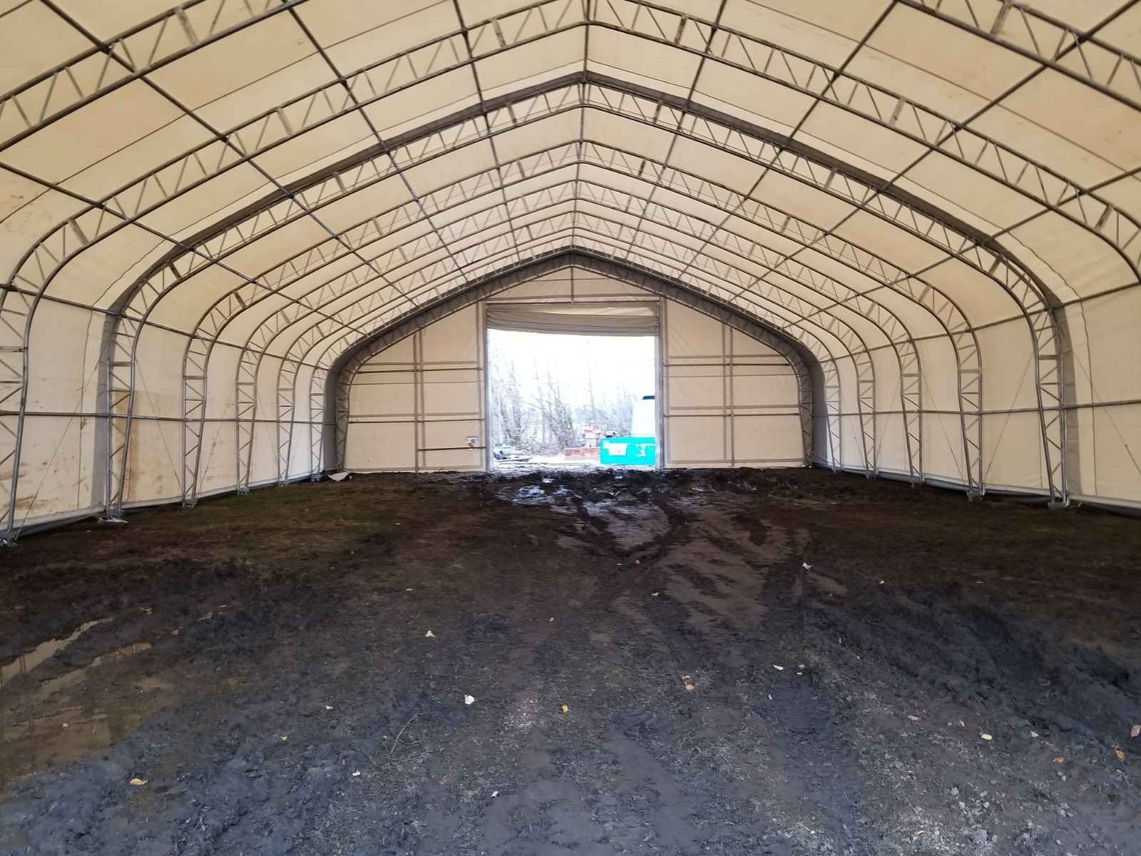 50′ Wide Double Truss Storage Buildings – Heavy-Duty PVC Shelter