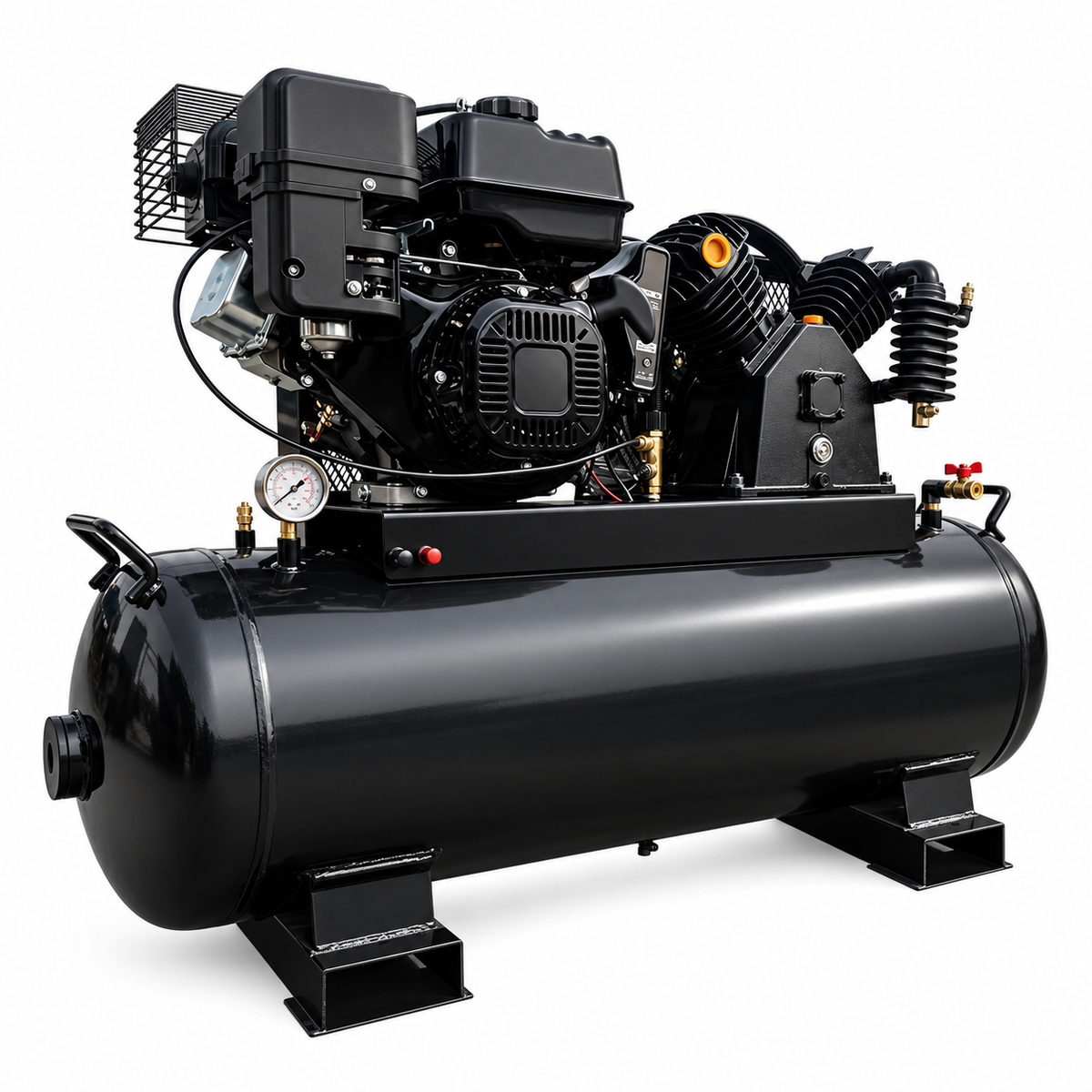 40 & 60 Gallon Gas-Powered Air Compressor – Heavy-Duty Industrial Air Compressor Portable