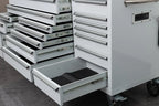 72" Heavy Duty Rolling Tool Box – Fatboy 17-Drawer Tool Chest & Workbench with Power Outlets & USB