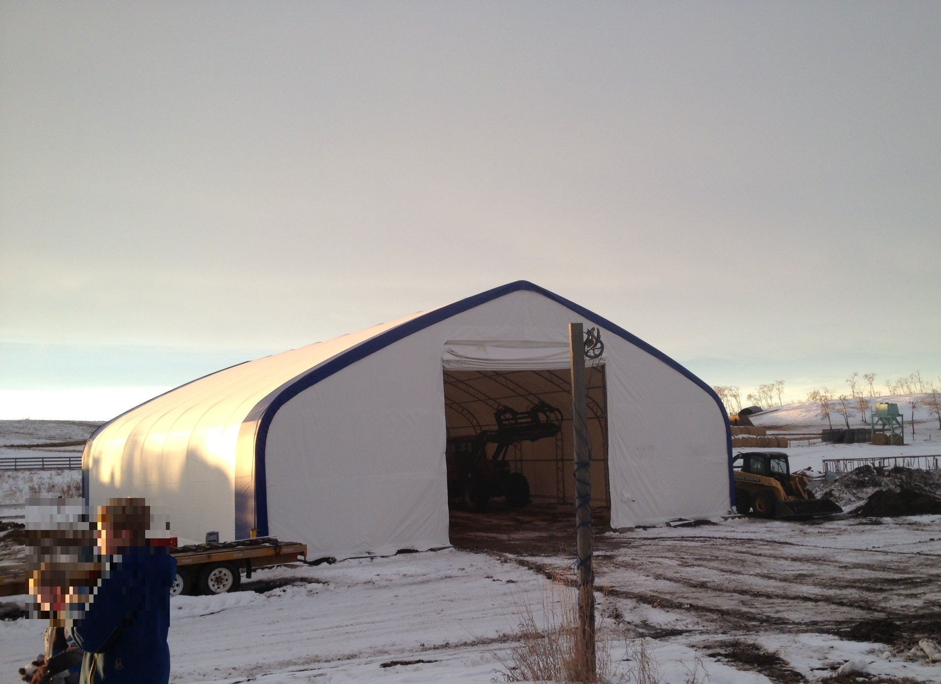 50′ Wide Double Truss Storage Buildings – Heavy-Duty PVC Shelter