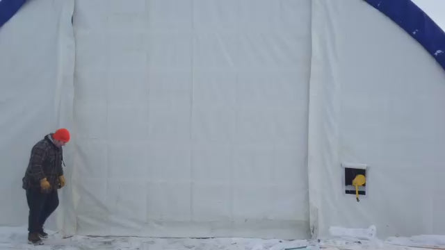 50′ Wide Double Truss Storage Buildings – Heavy-Duty PVC Shelter